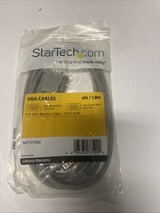 LOT OF 5 StarTech 10F. VGA SVGA HD15 Male-Male Computer Monitor Cable MXT101MM10