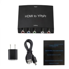 HDMI to Component Converter, HDMI to YPbPr Adapter Support 1080P/720p , VCD, …