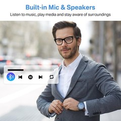Smart Glasses, Bluetooth Audio Glasses for Women Men, Open Ear Sound with Mic…