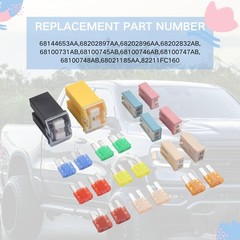 22pc Micro Fuse Set Fits Dodge Ram 1500 2500 3500 2013-2022 Assortment