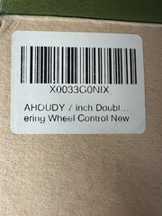 AHOUDY 7 in. Double Din Car Stereo with Steering Wheel Control