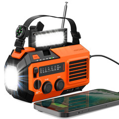 Fospower Noaa Emergency Weather Radio A6 19240Mwh Portable Power Bank Am/Fm
