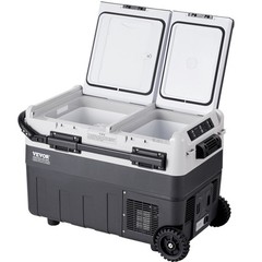 VEVOR Portable Car Refrigerator Freezer Compressor 50 L Dual Zone for Home Car