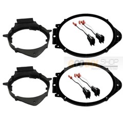 500W Front 6×9″ & 300W Rear 6.5″ Speaker Upgrade kit for 2014-2023 Silverado