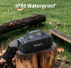 Bobtot Portable Bluetooth Speaker, 60W Peak IPX6 Waterproof, Outdoor Speaker NEW
