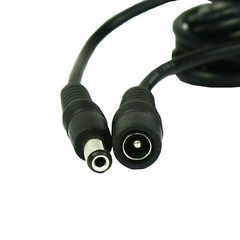 16ft DC Power Extension Cable Cord 5.5×2.1mm 16 feet/5M for CCTV Camera DVR BLK