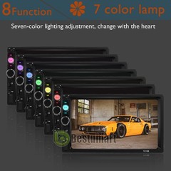 7″ Double Din Car Stereo IOS/Android MP5 Player FM GPS Navigation Bluetooth+CAM