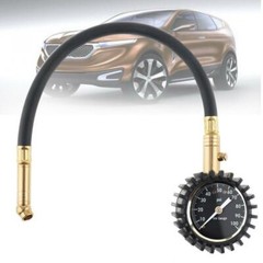 Portable ABS + Metal 100PSI Precision Pointer Style Tire Pressure Gauge