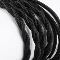 Durable Braided IEM Cable – 4N OFC, Cotton Yarn, 2pin 3.5mm with Microphone