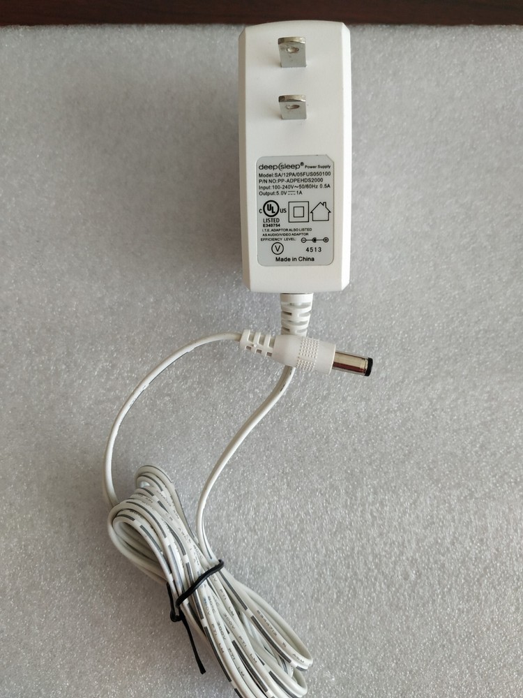 AC/DC Adaptor INPUT:100-240V 50-60Hz 0.5A OUTPUT: 5.0V 1A 5mm plug tip