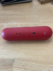 Beats Pill 2.0 Red Speaker + Red Character Stand – FOR PARTS / REPAIR No Battery