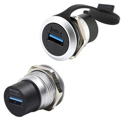 PENGLIN 2Pack USB 3.0 Panel Mount Coupler, USB Pass Through Connector, Female…