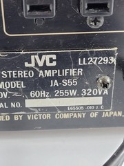 JVC JA-S55 STEREO INTEGRATED AMPLIFIER VINTAGE (1978) Tested Works