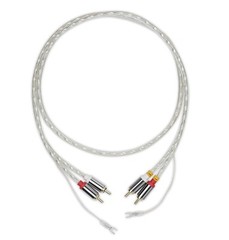 16 Pack of 5830 Black Audiophile Cables for Turntables 4ft OFC Shielded Design