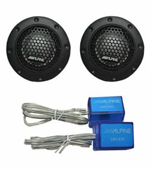 Pair Alpine DDT-S30 360W 2.5CM 1″ Soft Dome Balanced Car Audio Speakers Tweeters