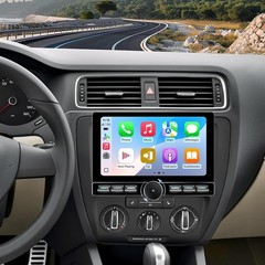 Android 15 4+64G 8-CORE Car Radio Stereo for VW 4GB RAM+64GB ROM-XJG, Black