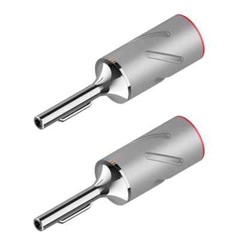Monosaudio B801 Pure Copper Rhodium Plated Banana Plug for HiFi Loudspeaker Wire
