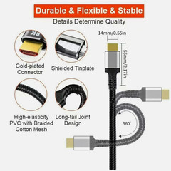 1.5m HDMI 2.1 ✅ Cable 8K 60Hz 4K 120Hz 3D HDR 48Gbps HiFi eARC Dolby FREE SHIP📦