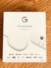 Google Chromecast with Google TV 4K Streaming Media Player Snow – New Sealed