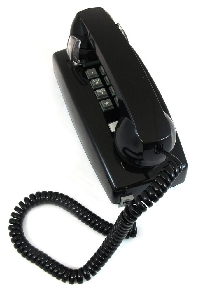 Cortelco 255400-VBA-20M Wall w/ Volume BLACK 2554-V-BK UPC 048044255017 – Cor…