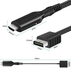 For Sony PS1/2 toHDMI Adapter Cable Game Console Audio Video Converter Cable LOT