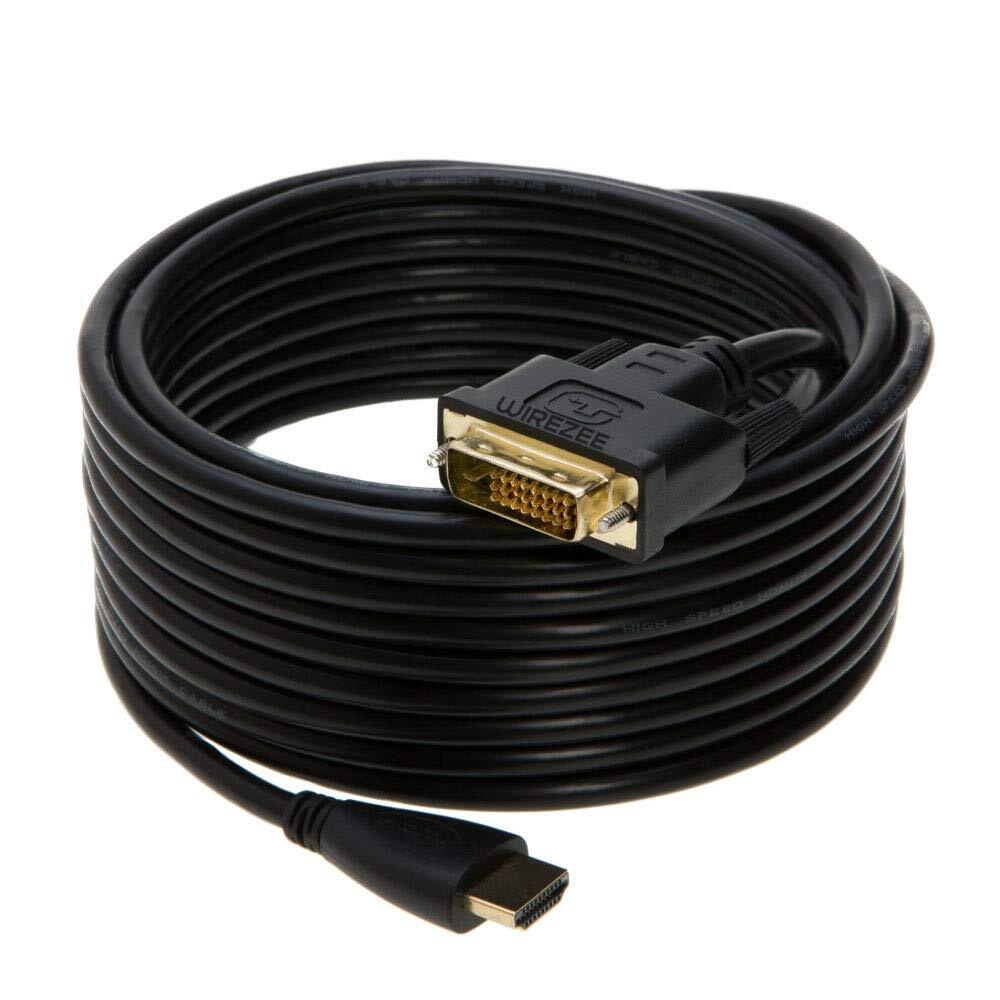 DVI-D to HDMI Video Cable 24+1 Pin Dual Link M/M 1.5f 3ft 6ft 10ft 15ft 25ft …
