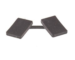 1″ x 1-1/2″ x 3/16″ Rectangular Waffle Grip Silicone 3M Non-Skid Bumper Pads