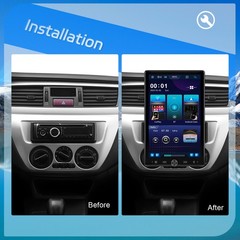 10.4″ Single 1DIN Wireless Apple CarPlay Car Stereo Rotatable Touch Screen Radio