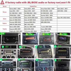 Android Auto Car Stereo Radio Bluetooth Carplay GPS For Toyota 4Runner 2003-2009