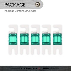 Conext Link AFS30-10 Nickel 30 Amp AFS Fuse 10 Pack 30
