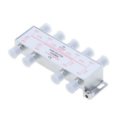 8-Way Coaxial Cable Splitter 5-2300MHz RG6 RG59 Coax Antenna HDTV Satellite VCR