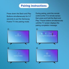 Samsung Frame TV Remote Replacement 2019-2024 Smart Control with Voice