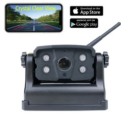 WiFi Wireless Backup Camera Magnetic Portable Rechargeable For Truck Trailer RV
