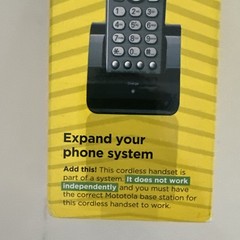 Motorola Voice Motorola Ml25055 Dect 6.0 Accessory Handset For 2-Line Business