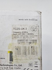 Bestcon Smart Wall Switch Standard 220-240V 433Mhz 50/60Hz TC2S-UK-2