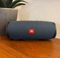 JBL Charge 4 Waterproof Bluetooth Speaker – Unique Blue on Black 2-Tone Look!