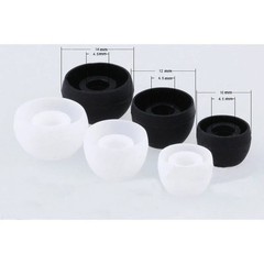 50 Pcs Universal Premium Ear Tips Silicone Replacement Earbud Earbuds – USA