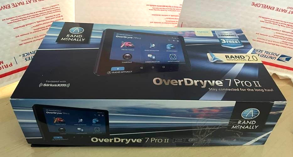 RAND MCNALLY OD7 PRO II OVERDRYVE 7 PRO 2 LM TRUCK GPS RECEIVER LIFETIME MAPS