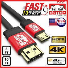 Mini HDMI to HDMI Cable Adapter Converter 4K UHD High Speed HD HDMI A to Mini C