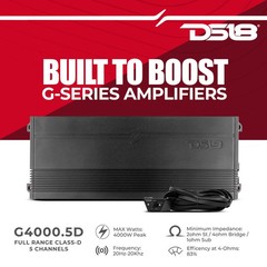DS18 G4000.5D 5 Channel Car Amplifier 4000W Full Range Speaker Subwoofer D Amp