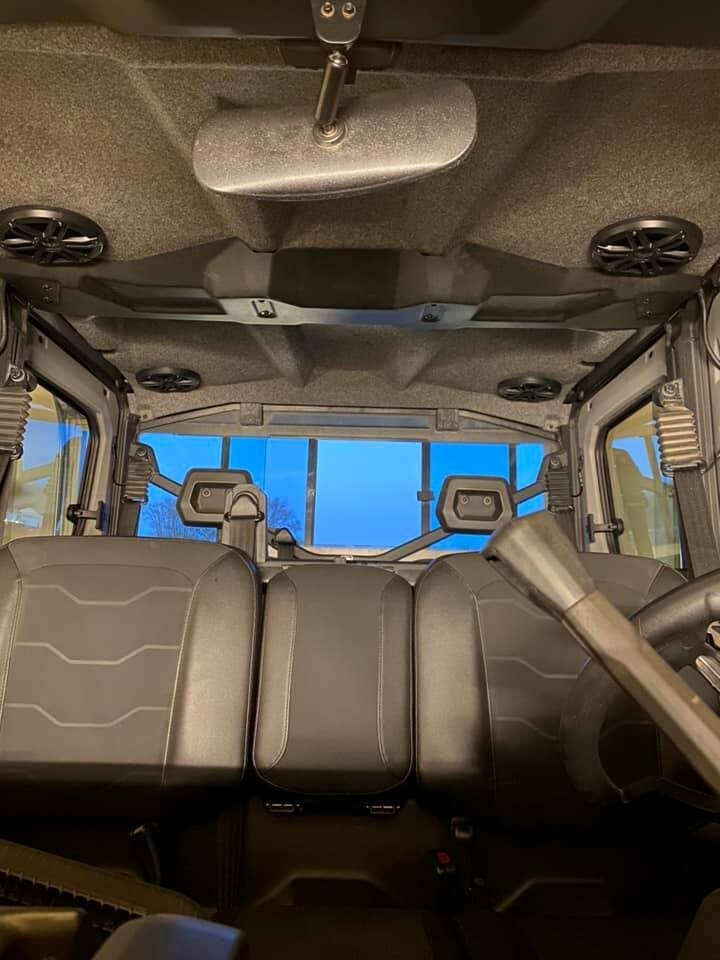 2017 – 2024 Can Am Defender Speaker Roof Mounts – Fits most 6.5″ Speakers