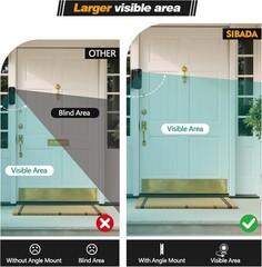 Adjustable Angle Mount for Blink Video Doorbell – Durable ABS Design