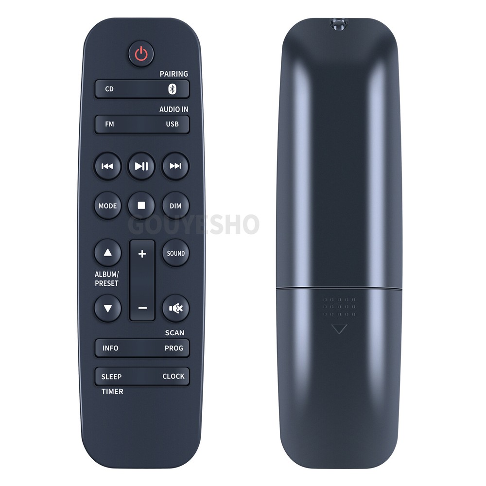 Replacement Remote Control For Philips BM50B/10 Stereo system 40 W FM