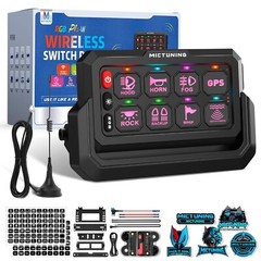 4/6 Gang Wireless Switch Panel ON-OFF Strobe Control System LED Work Light Bar