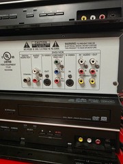 Toshiba DVR620KU DVD/VCR Recorder Combo W/Remote Control USED