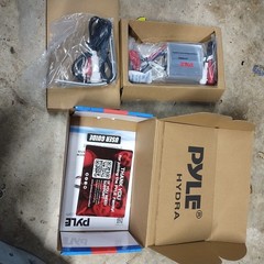 Pyle 2 Channel 400W Waterproof Micro Marine Amplifier PLMRMP1B NEW