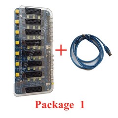 New Automatic/Manual SCART SWITCH Distributor Converter 7 In 1 Out Divider