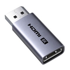 8K@60Hz Active Display Port to HDMI Unidirectional Adapter with 4K@240Hz 2K@2…