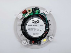C2G 39904 C2G Cables To Go 6in Ceiling Speaker – White – 90 Hz to 20 kHz – 8 Ohm
