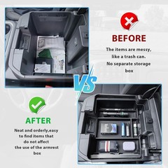 Center Console Organizer Compatible with 2019-2022 Chevy Silverado/Sierra 150…
